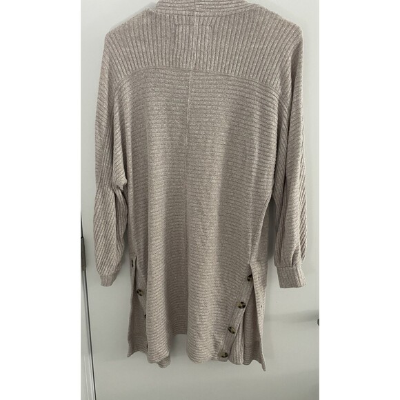 Anthropologie Saturday Sunday duster ribbed Button long Cardigan Size XS - Picture 6 of 7